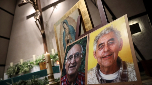 Javier Campos and Joaquin Mora were killed protecting a man who sought refuge in the church