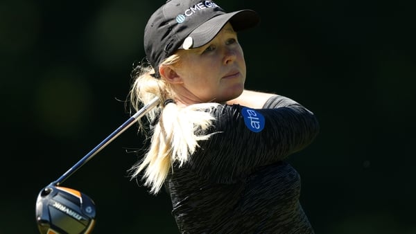 Stephanie Meadow has been partnered with Cristie Kerr this week