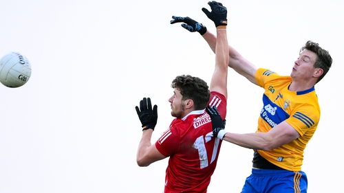 Darren O'Neill (right) and midfield partner Cathal O'Connor could give Clare a foothold, says Éamonn Fitzmaurice