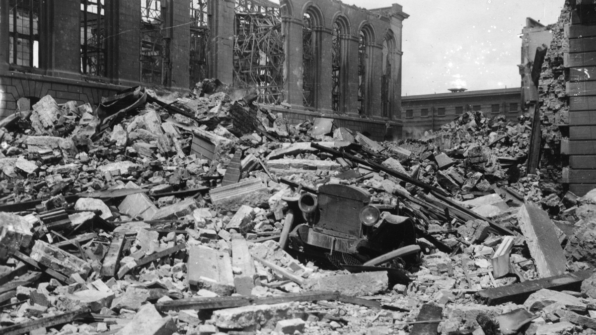 Virtual recreation of destroyed Public Record Office of Ireland Virtual recreation of destroyed Public Record Office of Ireland