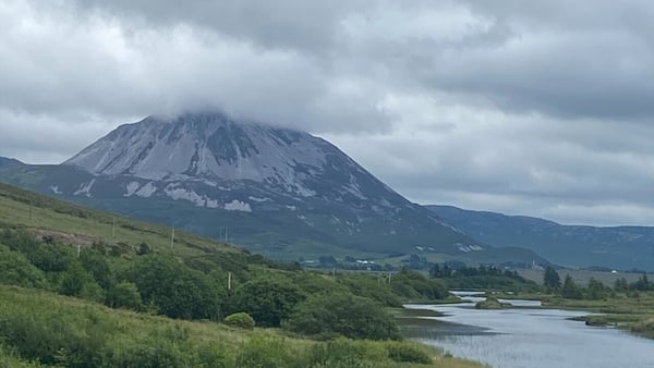 An aggregate path has been constructed about 1.5km up the side of Mount Errigal and, within months, it will reach the top