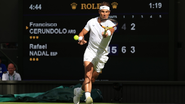 Nadal is seeking a first Wimbledon title since 2010