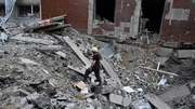 A school building in Kharkiv was destroyed in a missile strike