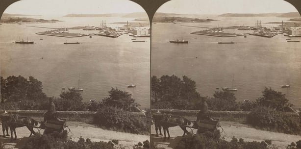 Cobh (also known as Queenstown from 1849-1920) Harbour, 1903 Photo: Library of Congress Prints and Photographs Division Washington, D.C. 20540)