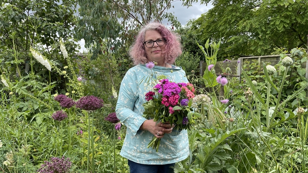 Anna Browne is a member of Flower Farmers of Ireland and sells bouquets grown in her garden in Mullingar, Co Westmeath