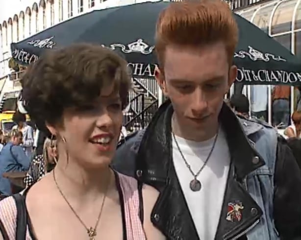 Elvis fans Emma Keogh and Richard Redmond.