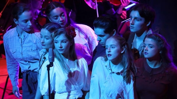 Members of the Irish Youth Musical Theatre group will perform Evita at the National Concert Hall in Dublin