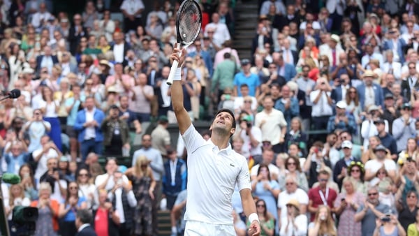 Novak Djokovic won 88% of points when his first serve landed