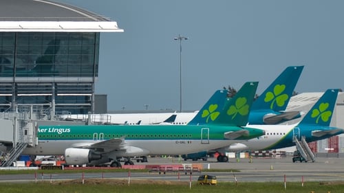 Aer Lingus said that its teams are working to accommodate the affected passengers (file pic)