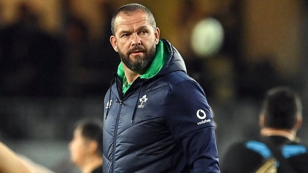 Andy Farrell says Ireland learnt some harsh lessons in Saturday's loss at Eden Park