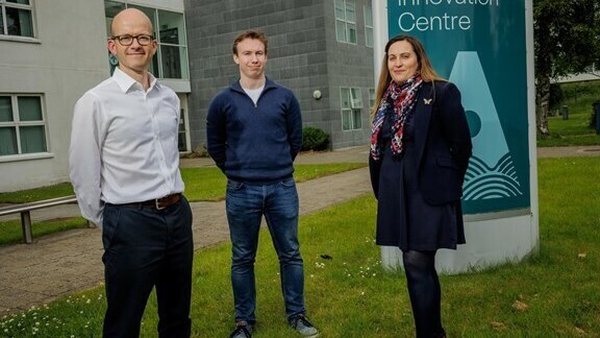 Marc Evans, COO of Trailstone Kevin Vesey, Sligo Lead at Trailstone and Michelle Conaghan, Regional Business Development Manager for the North West, IDA Ireland