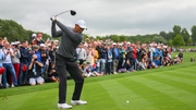 Fans flock to watch Tiger Woods on the first tee during day two of the JP McManus Pro-Am at Adare Manor
