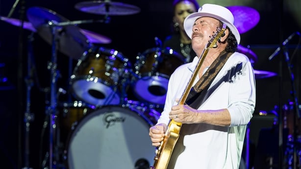 Carlos Santana recovers after onstage collapse in Detroit, Carlos Santana