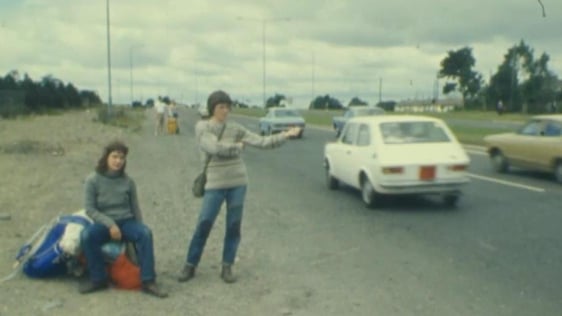 Hitchhikers during the August Bank Holiday Weekend 1977