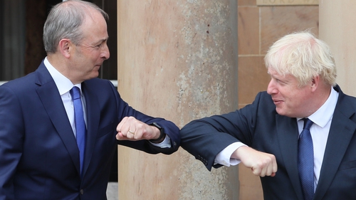 "We didn't always agree" - Micheál Martin said of his relationship with Boris Johnson