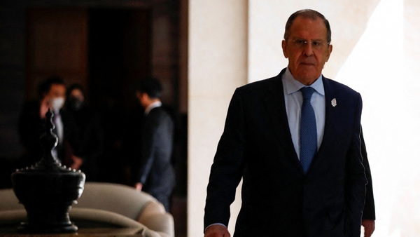 Diplomats said Sergei Lavrov left the meeting as the German minister spoke
