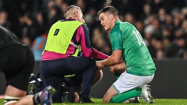 Sexton was withdrawn during the first half of Ireland's first Test defeat