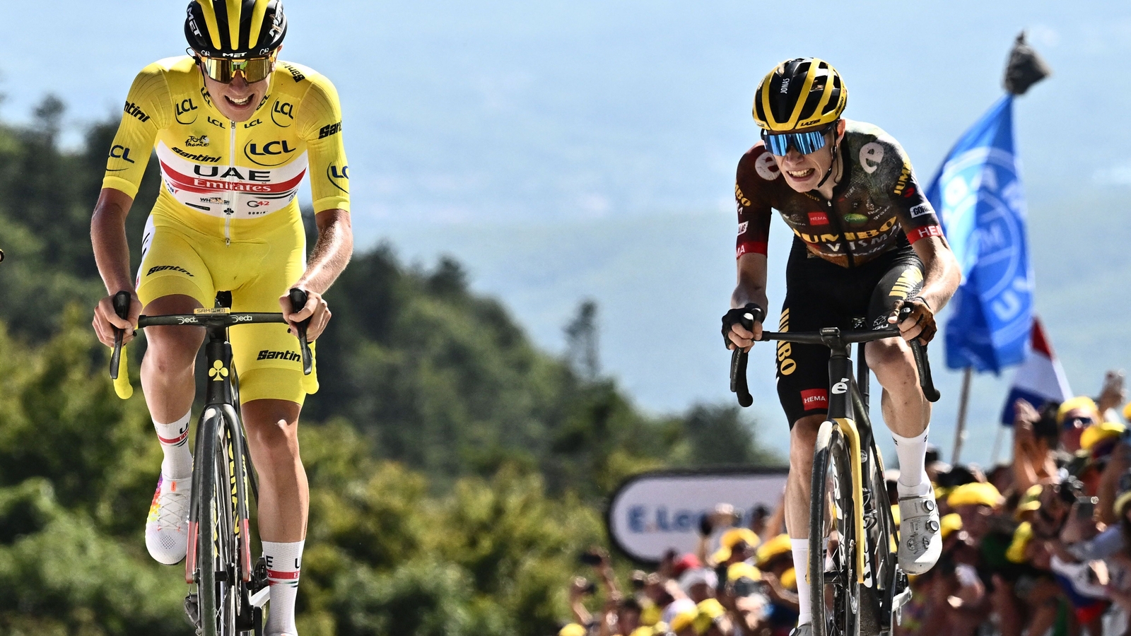 Pogacar wins again to stretch Tour de France lead