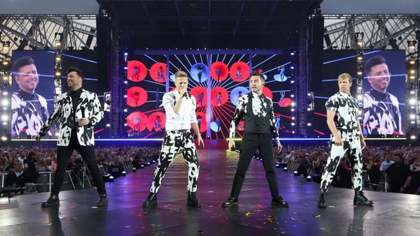 Westlife played two sold out shows at Dublin's Aviva stadium in July