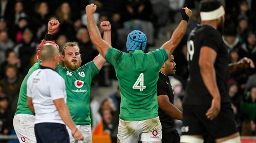 Ireland made history with a first ever victory on New Zealand soil