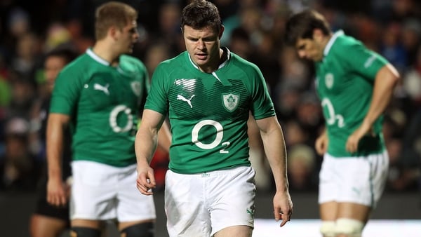 A dejected Brian O'Driscoll after the 2012 massacre