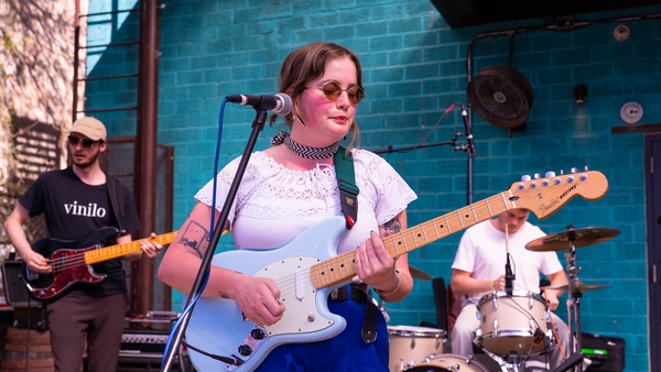 Katy J Pearson performs at Lazurus Brewing during the 2022 SXSW Conference and Festivals on March 19, 2022 in Austin, Texas. (Photo by Lorne Thomson/Redferns)