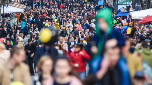 World's population is growing at its slowest pace since 1950 (stock image)