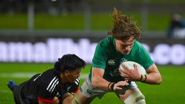 Cian Prendergast is keen to test himself again in the green shirt