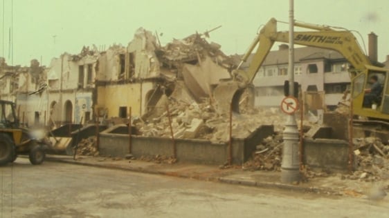 Demolition of Summerhill, Dublin (1982)