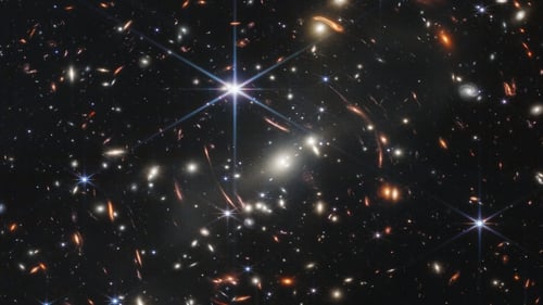 The high resolution image shows light captured from galaxies that are more than 13 billion years old