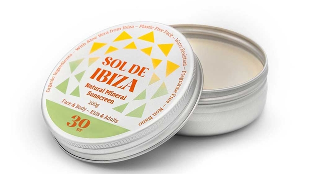 Sol De Ibiza Vegan & Organic Natural Sun Cream SPF30
