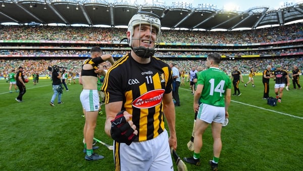 TJ Reid celebrates after beating Limerick in the 2019 All-Ireland semi-final