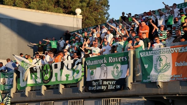 Shamrock Rovers fans will be on their travels again next week, while those at home can watch live with RTÉ Sport