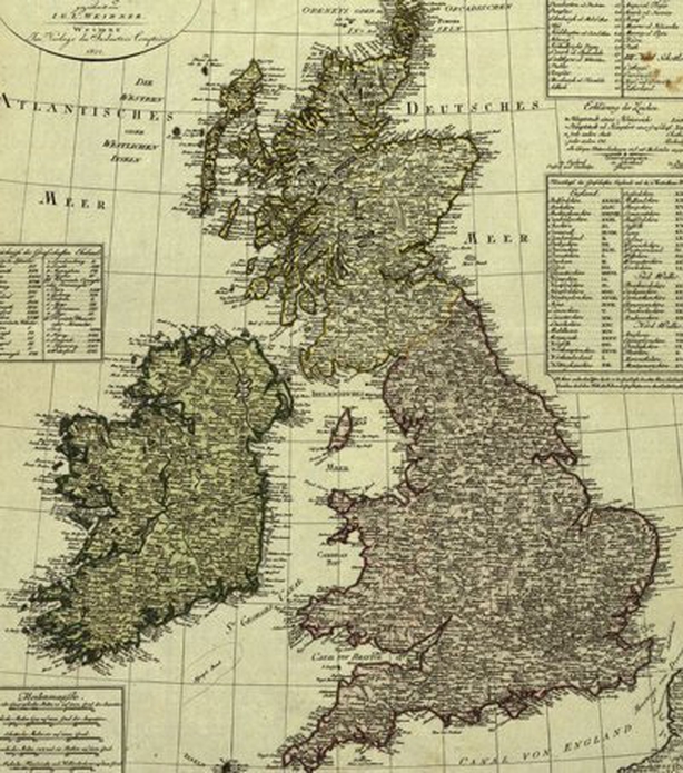 Map of 'The British Isles', 1801 Photo: Library of Congress Geography and Map Division Washington, D.C. 20540-4650 USA dcu