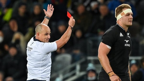 New Zealand have been given a red card and two yellows so far in the series