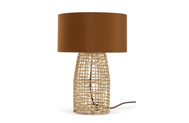 Habitat Luiss Rattan Table Lamp - Orange, £43, Argos