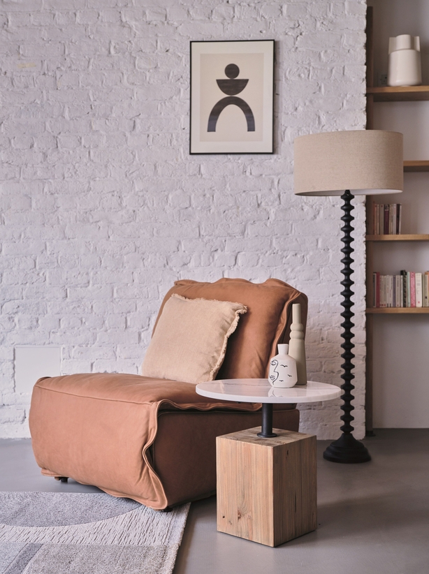 George Reclining Chair, Tipped Caramel, Barker and Stonehouse