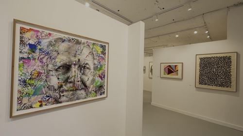 The exhibition at the recently redeveloped Central Plaza features the work of 115 artists