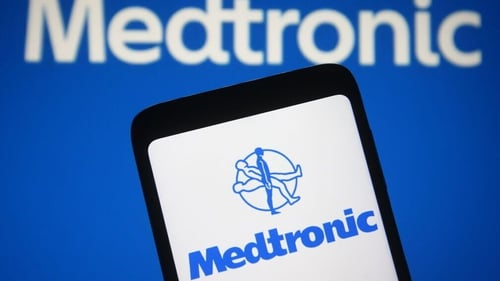 Dublin-based Medtronic has reported a profit of $1.25 per share for the quarter ended October 27
