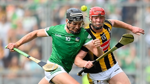 Gearóid Hegarty and Adrian Mullen are among 11 combined Limerick and Kilkenny players on team