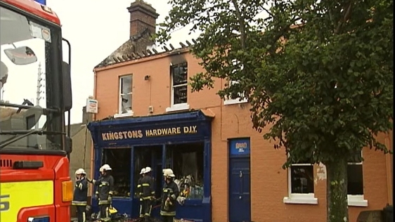 Fire at Kingstons Hardware in Skerries (2007)