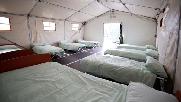 A 'significant shortfall' in accommodation mean new arrivals could be housed in tents