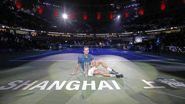 Daniil Medvedev won the last Rolex Shanghai Masters in 2019