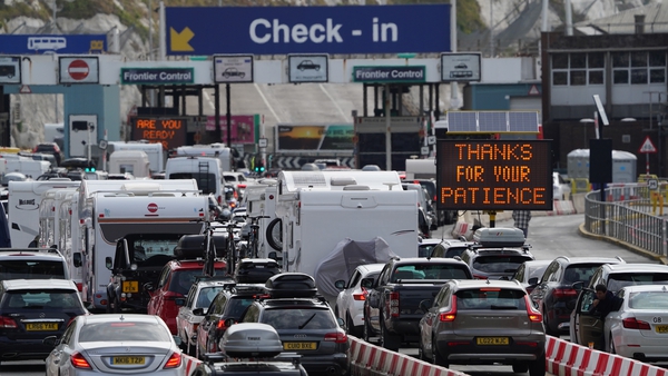 Holidaymakers reported queues of six hours at Dover