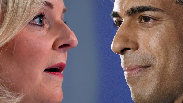 Foreign Secretary Liz Truss faces off against former Chancellor Rishi Sunak in the Tory leadership race