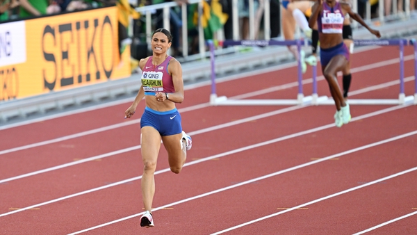 Sydney McLaughlin blitzed the 400m field