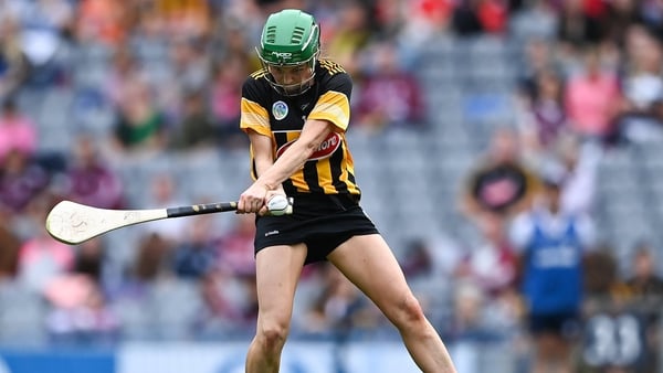 Laura Murphy scores a goal against Galway in the All-Ireland semi-final