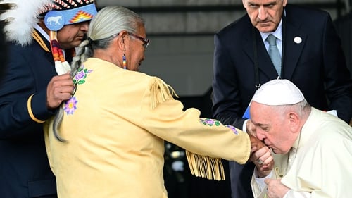 Pope Francis apologised for the "evil" inflicted on indigenous communities at Canada's residential schools
