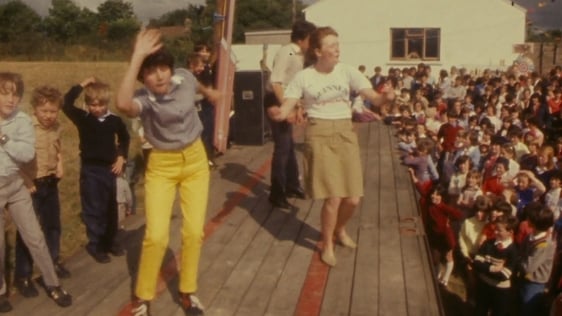 Disco Dancing at the Ballinlough Festival in County Meath (1982)