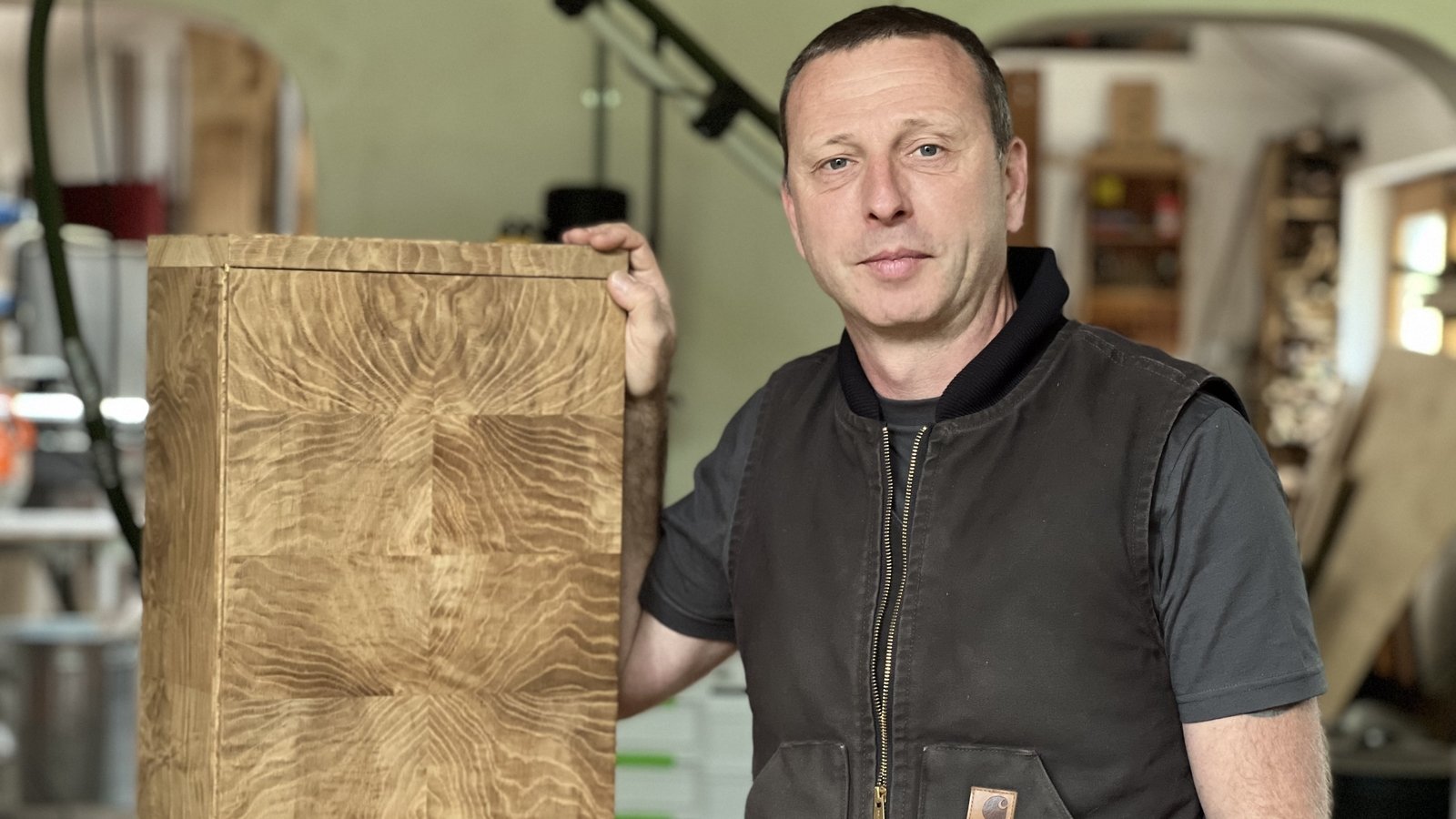 Furniture maker crafts native Irish woodland in Wicklow